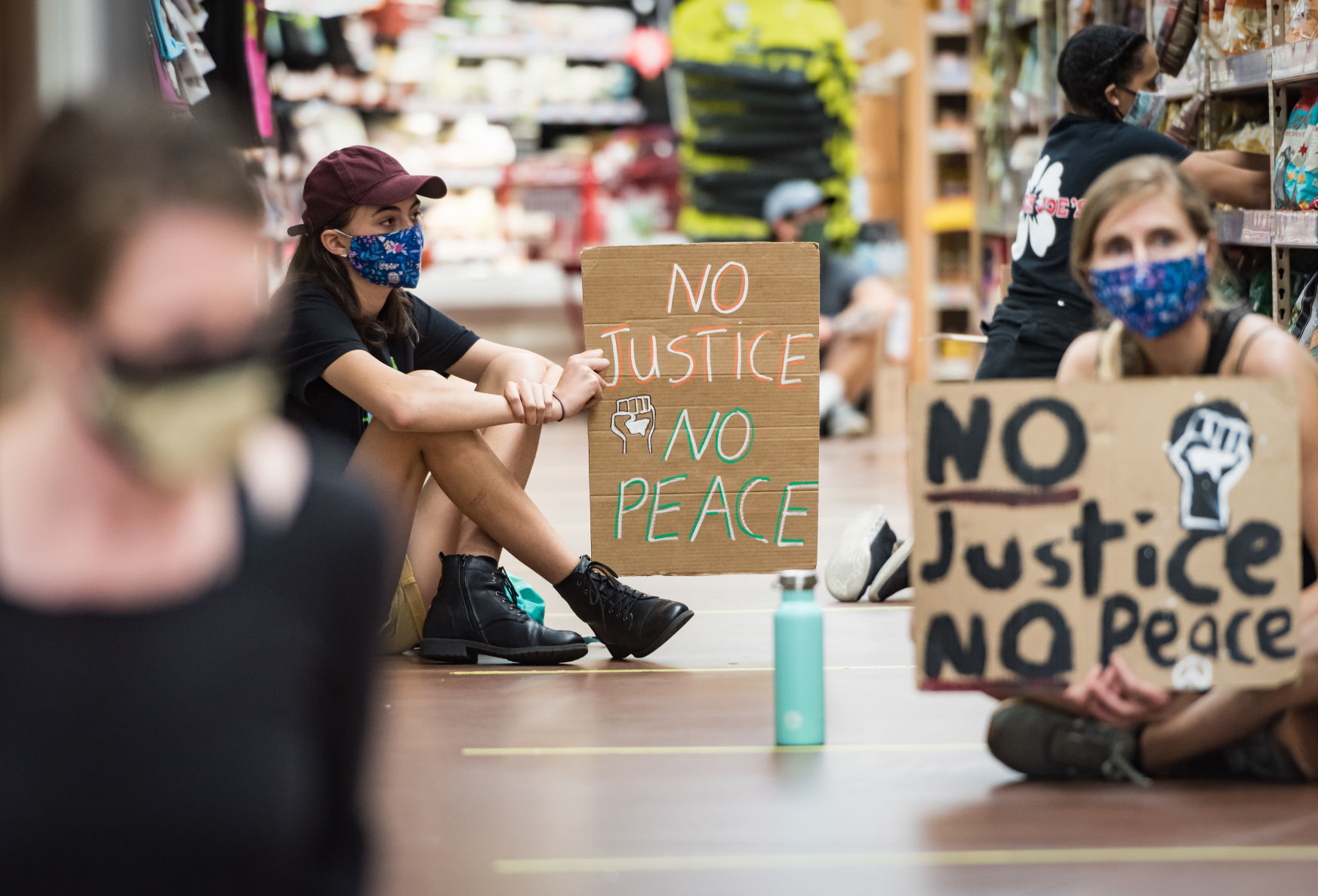 Sit-In Protest at Trader Joe's